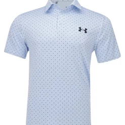 Under Armour UA Playoff 3.0 On Green Shirt Polo Short Sleeve Golf Apparel