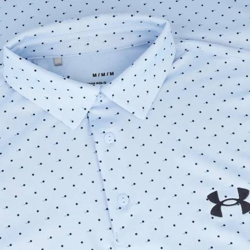 Under Armour UA Playoff 3.0 On Green Shirt Polo Short Sleeve Golf Apparel