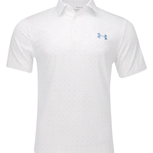 Under Armour UA Playoff 3.0 On Green Shirt Polo Short Sleeve Golf Apparel
