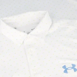 Under Armour UA Playoff 3.0 On Green Shirt Polo Short Sleeve Golf Apparel