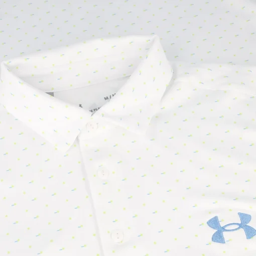 Under Armour UA Playoff 3.0 On Green Shirt Polo Short Sleeve Golf Apparel