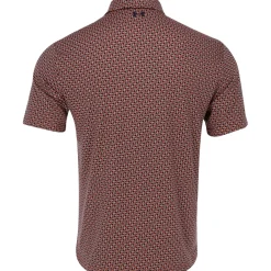 Under Armour UA Playoff 3.0 Link Micro Print Shirt Polo Short Sleeve Golf Apparel