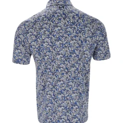 Under Armour UA Playoff Dogwood Print Shirt Polo Short Sleeve Golf Apparel