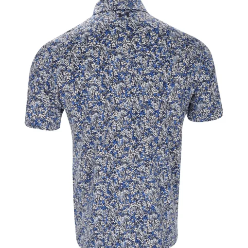 Under Armour UA Playoff Dogwood Print Shirt Polo Short Sleeve Golf Apparel