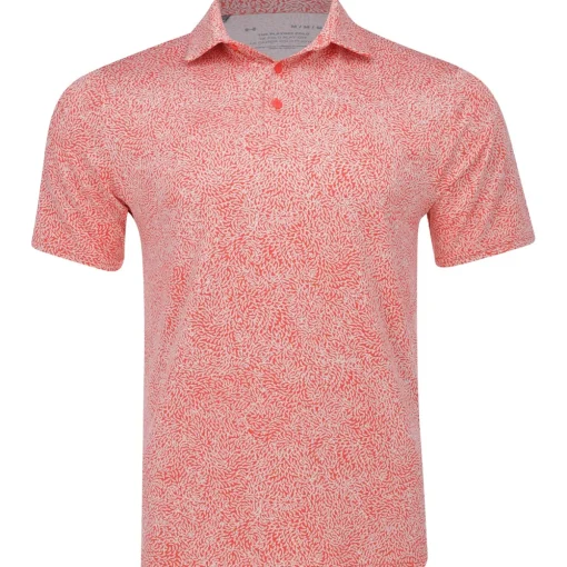 Under Armour UA Playoff Eagle Swoop Shirt Polo Short Sleeve Golf Apparel