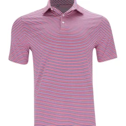 Under Armour UA Playoff Groove Stripe Shirt Polo Short Sleeve Golf Apparel
