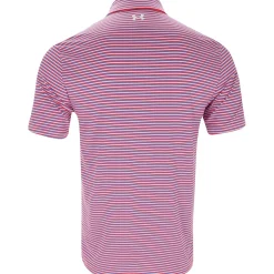 Under Armour UA Playoff Groove Stripe Shirt Polo Short Sleeve Golf Apparel