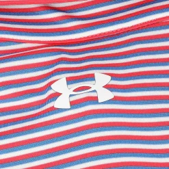 Under Armour UA Playoff Groove Stripe Shirt Polo Short Sleeve Golf Apparel