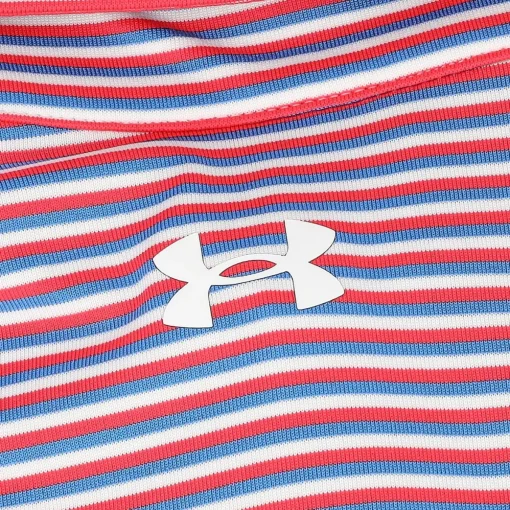 Under Armour UA Playoff Groove Stripe Shirt Polo Short Sleeve Golf Apparel