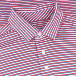 Under Armour UA Playoff Groove Stripe Shirt Polo Short Sleeve Golf Apparel