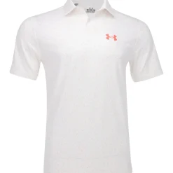 Under Armour UA T2 Green Motif Shirt Polo Short Sleeve Golf Apparel