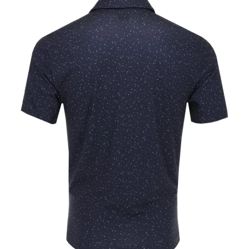 Under Armour UA T2 Green Motif Shirt Polo Short Sleeve Golf Apparel