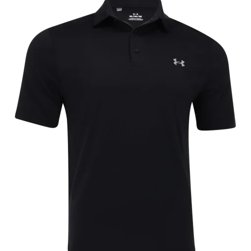 Under Armour UA T2 Green Shirt Polo Short Sleeve Golf Apparel