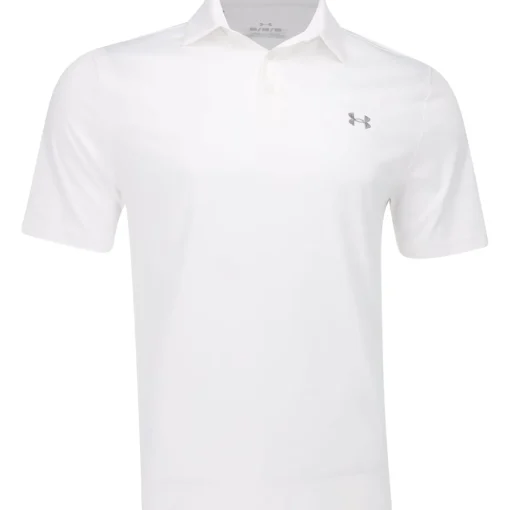 Under Armour UA T2 Green Shirt Polo Short Sleeve Golf Apparel