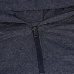 Under Armour UA Youth Aura Heather Hood Outerwear 1/4 Zip Golf Apparel