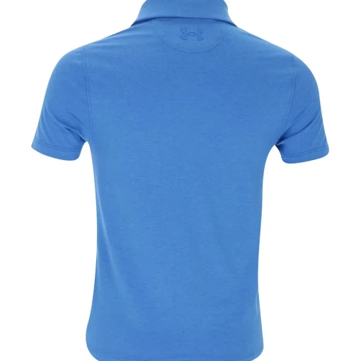 Under Armour UA Youth Aura Heather Shirt Polo Short Sleeve Golf Apparel