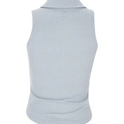 Under Armour UA Youth Girls Drive Print Sleeveless Shirt Polo Short Sleeve Golf Apparel