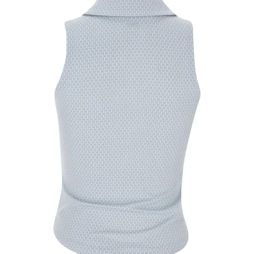 Under Armour UA Youth Girls Drive Print Sleeveless Shirt Polo Short Sleeve Golf Apparel