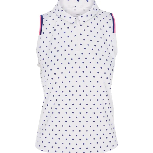 Under Armour Zinger Ditzy Floral Shirt Polo Short Sleeve Golf Apparel