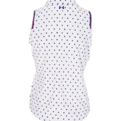 Under Armour Zinger Ditzy Floral Shirt Polo Short Sleeve Golf Apparel