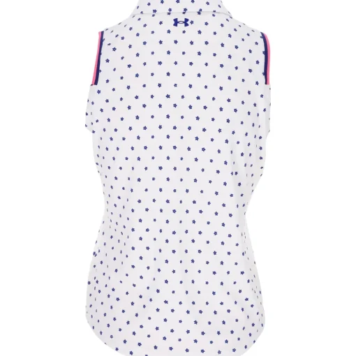 Under Armour Zinger Ditzy Floral Shirt Polo Short Sleeve Golf Apparel