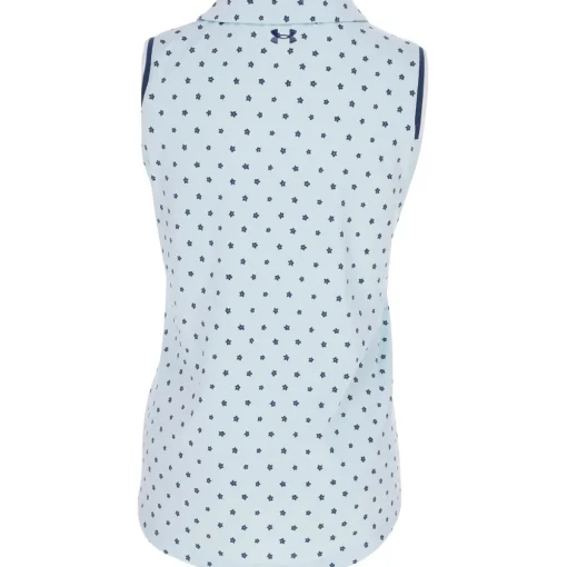 Under Armour Zinger Ditzy Floral Shirt Polo Short Sleeve Golf Apparel