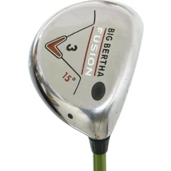 Used Callaway Big Bertha Fusion Left Handed Fairway Wood Golf Clubs