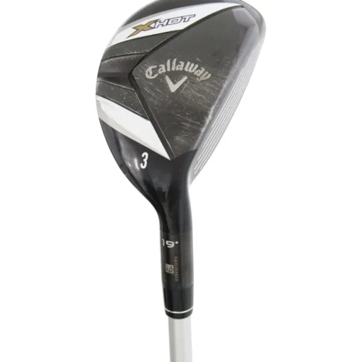 Used Callaway X Hot Black Left Handed Hybrid Golf Clubs