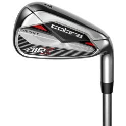 Used Cobra AIR-X Chrome/Red 2022 Iron Individual Golf Clubs