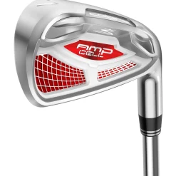 Used Cobra AMP Cell Red Iron Set Golf Clubs