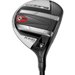 Used Cobra King F9 SpeedBack Black Grey Left Handed Fairway Wood Golf Clubs