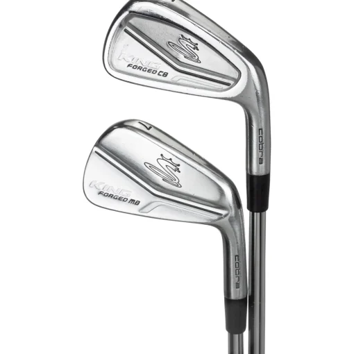 Used Cobra King Forged CB/MB Combo 2018 White Iron Set Golf Clubs