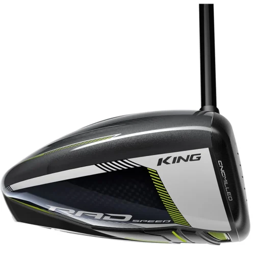 Used Cobra RADSpeed Gloss Turbulence Gray/Turbo Yellow Left Handed Driver Golf Clubs