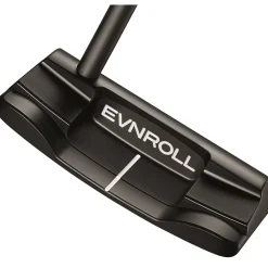 Used Evnroll ER2 Black MidBlade Gravity Grip Putter Golf Clubs