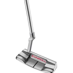 Used Evnroll ER2v2 Short Plumber MidBlade Red Gravity Putter Golf Clubs
