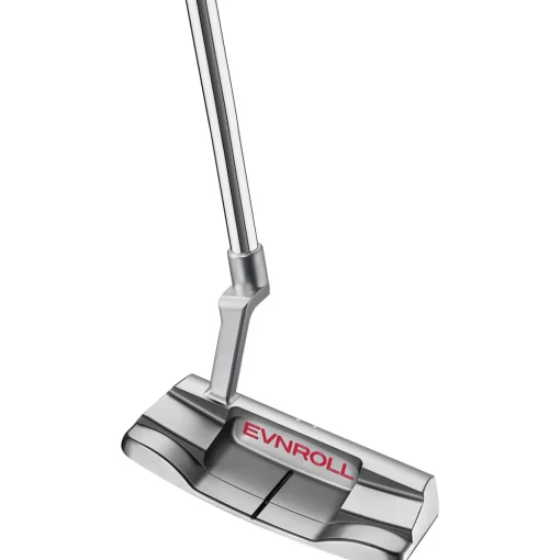 Used Evnroll ER2v2 Short Plumber MidBlade Red Gravity Putter Golf Clubs