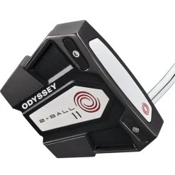 Used Odyssey Eleven 2-Ball DB Red Stroke Lab Putter Golf Clubs