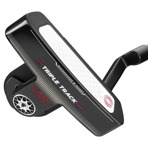 Used Odyssey Triple Track 2 Ball Blade Left Handed Putter Golf Clubs