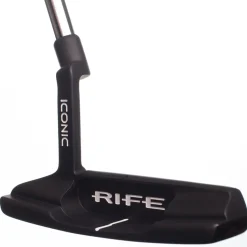 Used Rife Iconic One Satin Black Left Handed Putter Golf Clubs