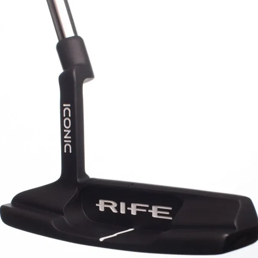 Used Rife Iconic One Satin Black Left Handed Putter Golf Clubs