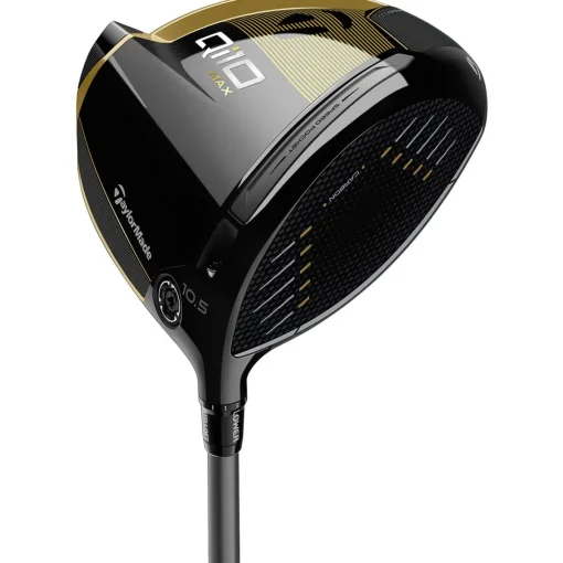 Used TaylorMade Qi10 MAX Designer Series Gold Dust Driver Golf Clubs