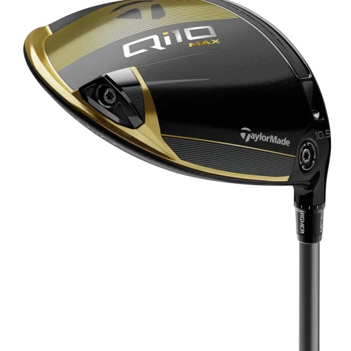Used TaylorMade Qi10 MAX Designer Series Gold Dust Driver Golf Clubs