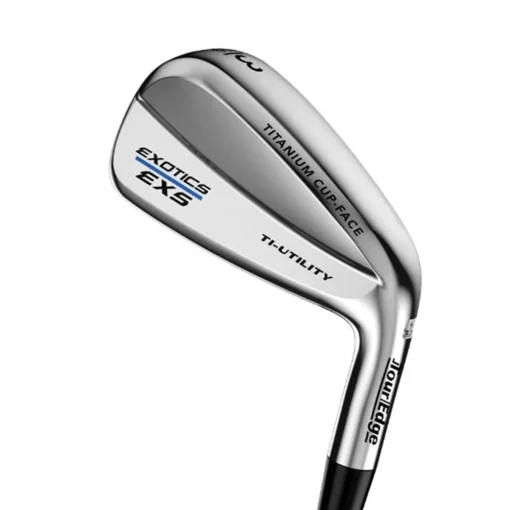 Used Tour Edge EXS 220 Ti-Utility Silver Hybrid Golf Clubs